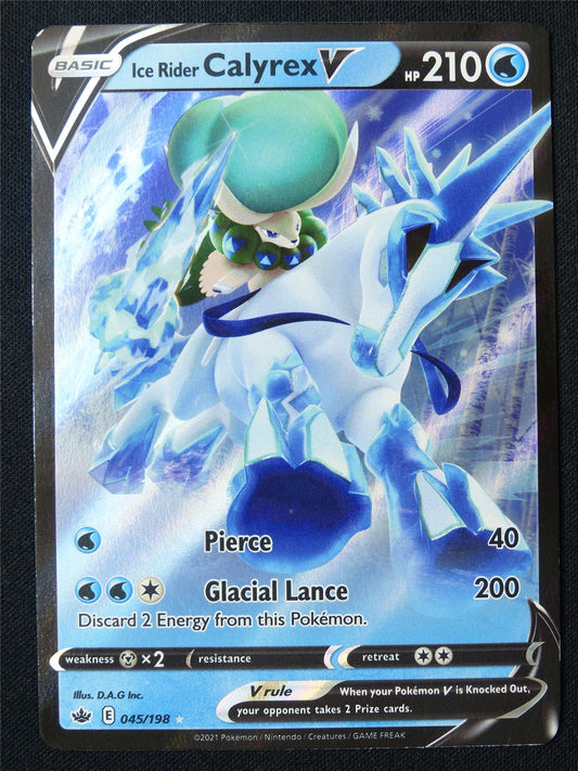 Ice Rider Calyrex V 045/198 Holo - Pokemon Card #1F0