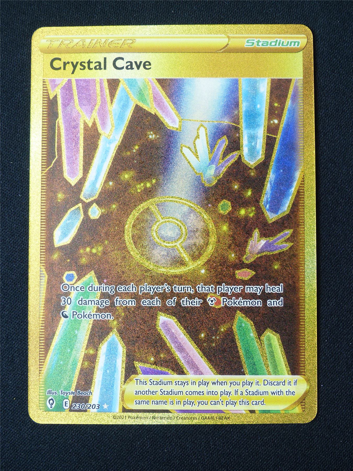 Crystal Cave 230/203 Textured Holo - Pokemon Card #1XH