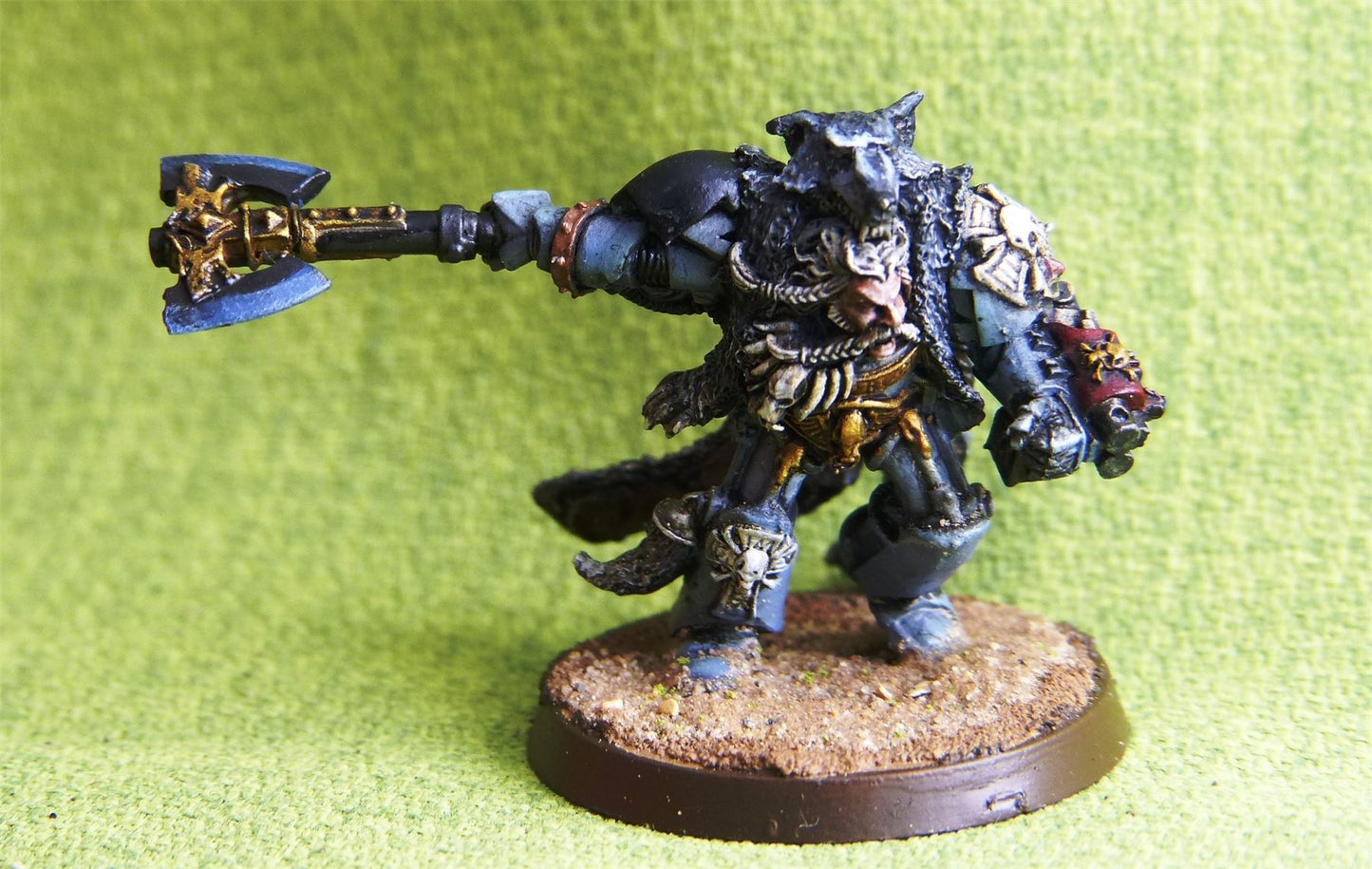 Space Wolves - Logan Grimnar Painted Classic Metal - Warhammer AoS 40k #2P