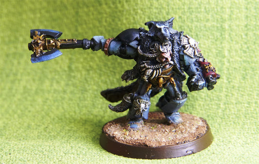 Space Wolves - Logan Grimnar Painted Classic Metal - Warhammer AoS 40k #2P