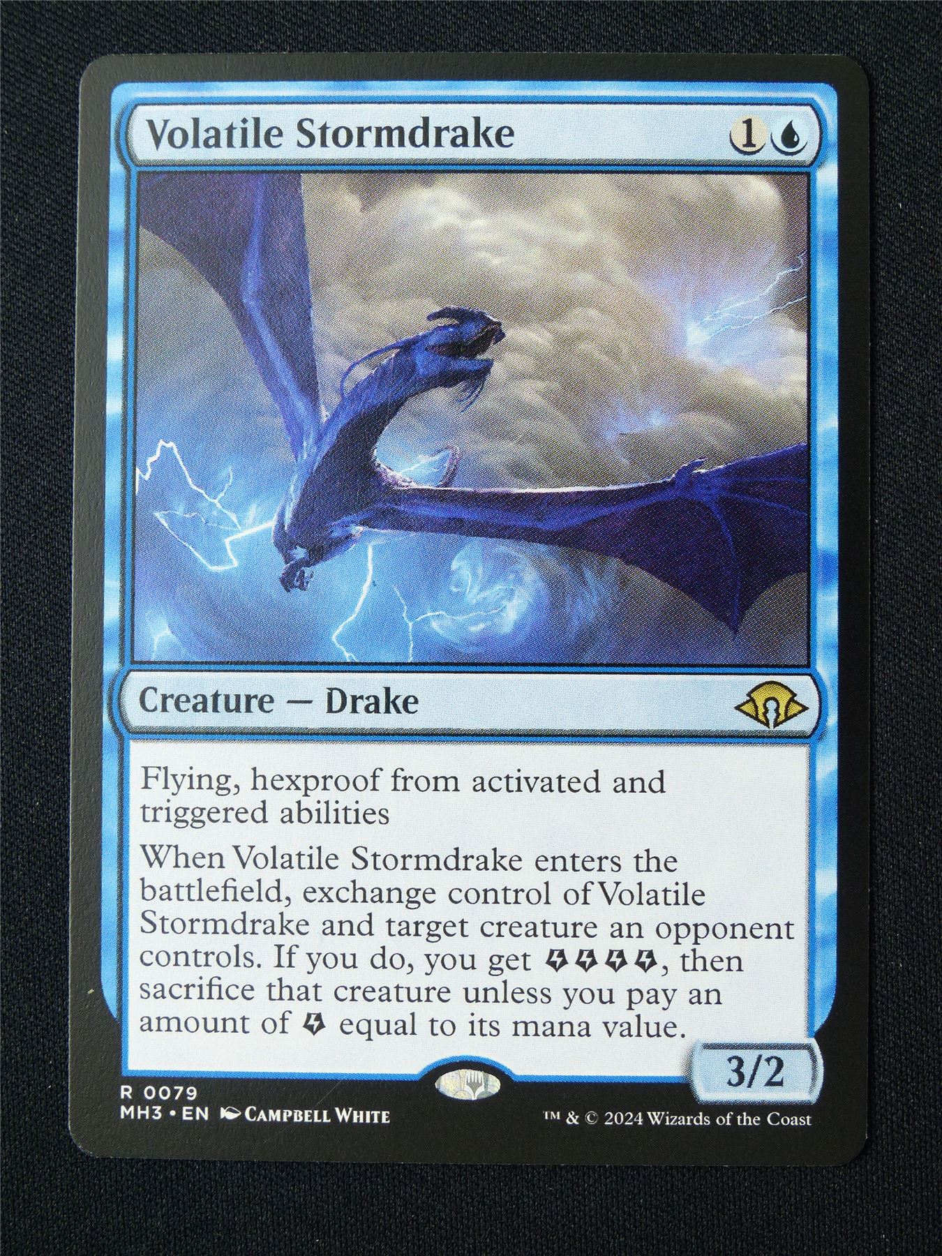 Volatile Stormdrake - MH3 - Mtg Card #4UR