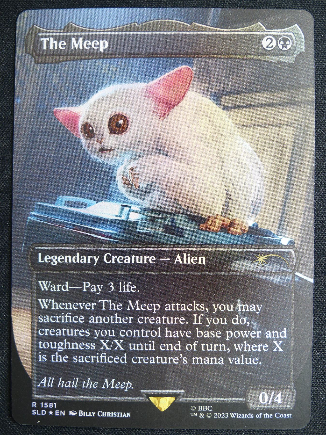 The Meep Borderless Foil - SLD - Mtg Card #4LX