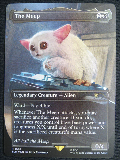 The Meep Borderless Foil - SLD - Mtg Card #4LX