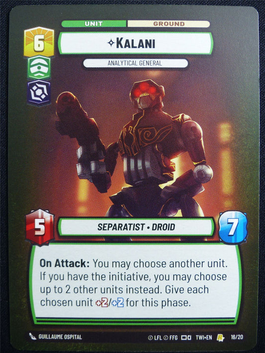 Kalani 16/20 Promo - Star Wars Unlimited Card #4UK