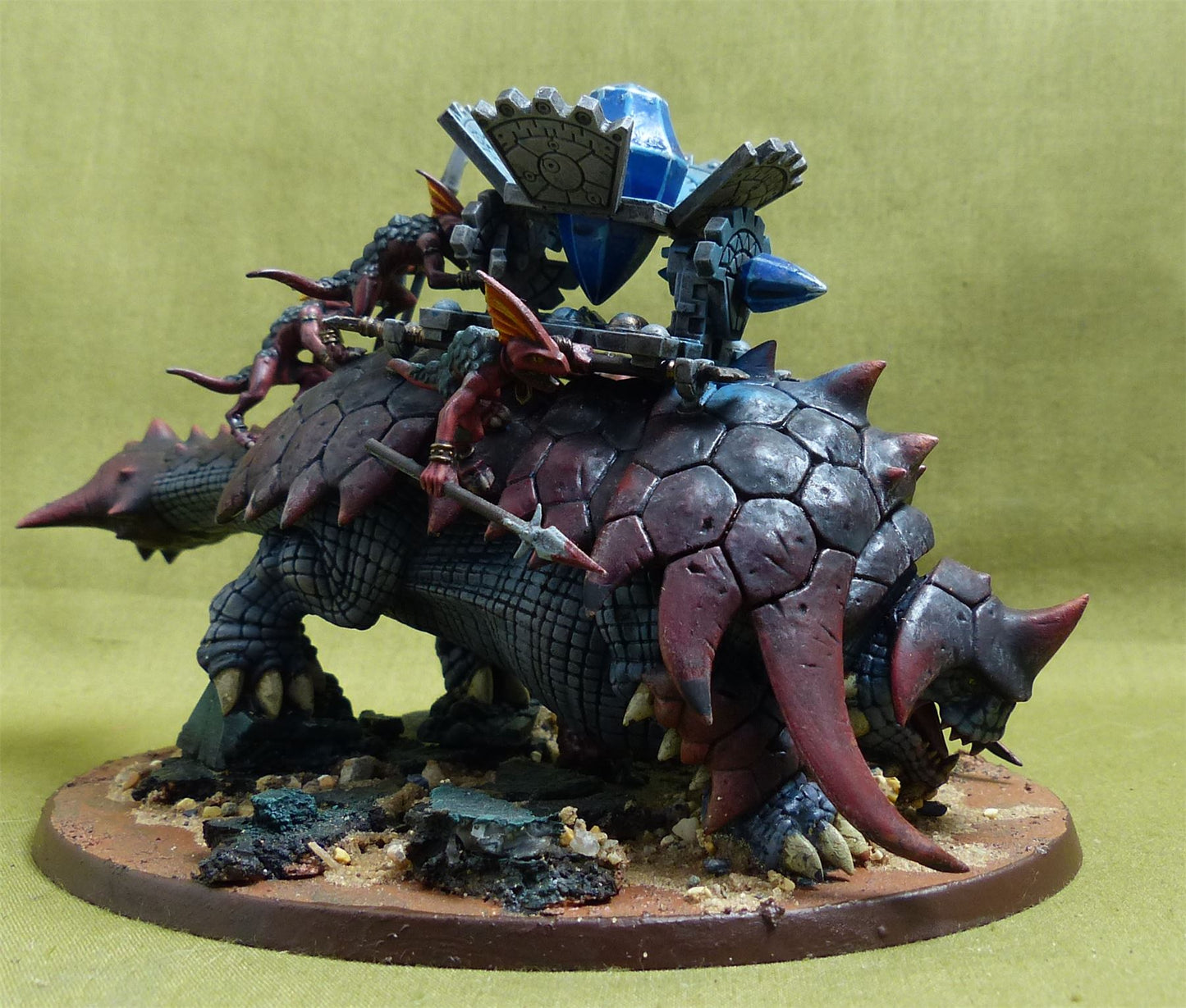 Bastiladon painted - Seraphon - Warhammer Aos #2M1