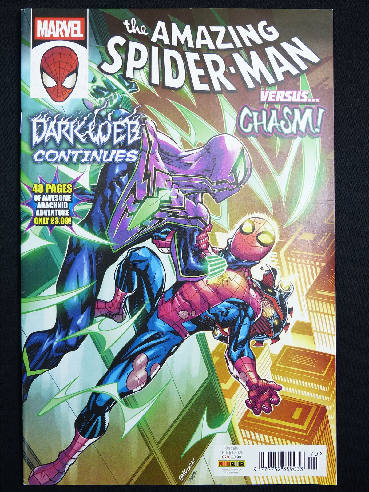The Amazing SPIDER-MAN #70 Panini - Marvel Comic #36G