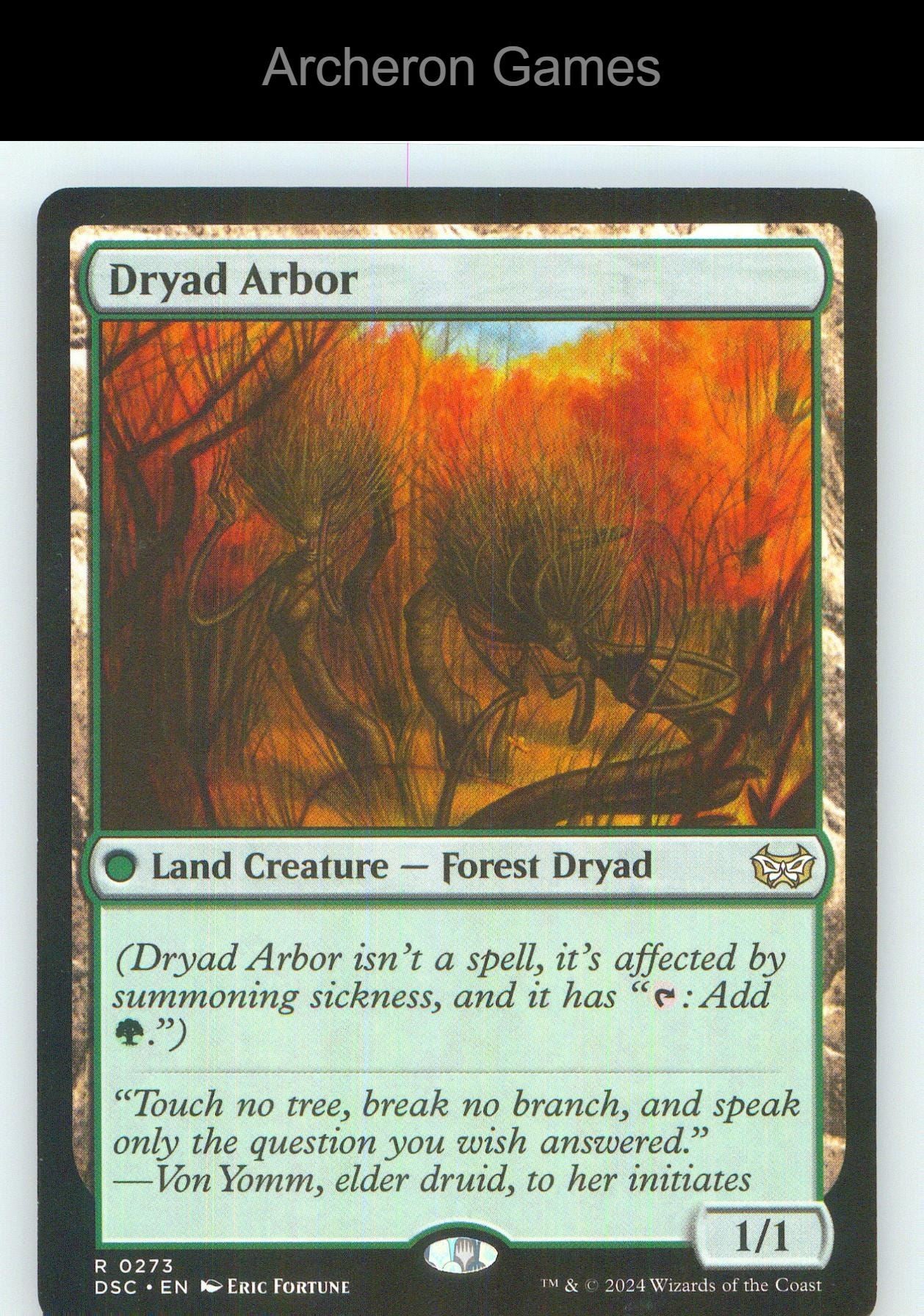 Dryad Arbor 273 R MTG Card NM/EX+