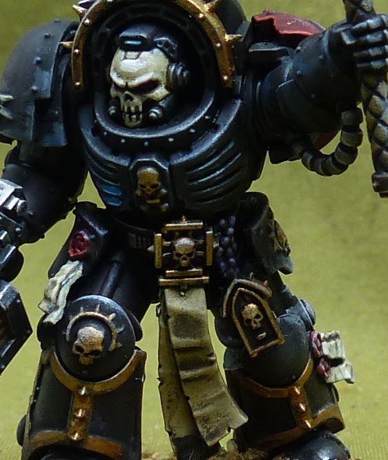 Chaplain in Terminator Armour painted - Space Marines - Warhammer 40K #5BQ