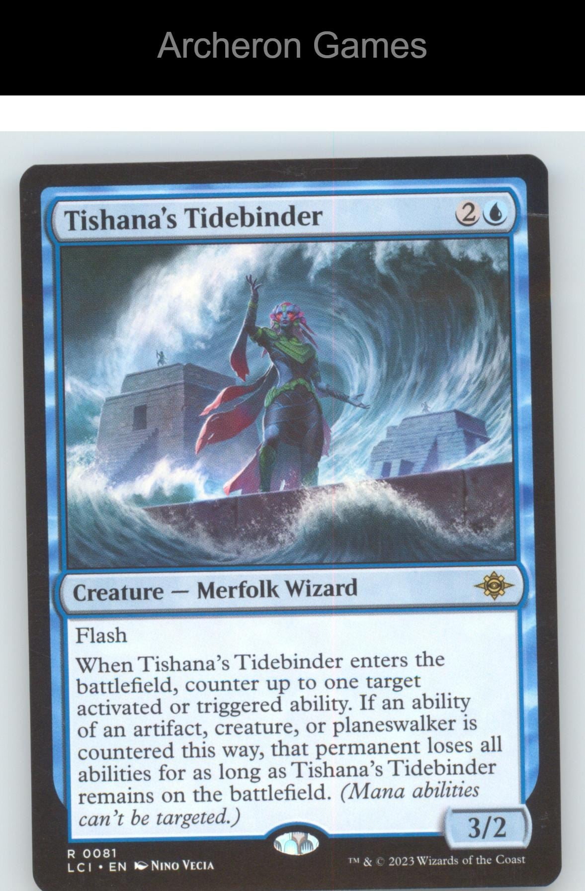 Tishana's Tidebinder LCI 81 R MTG Card The Lost Caverns of Ixalan