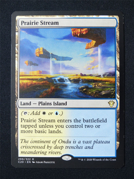 Prairie Stream - C20 - Mtg Card #3EF