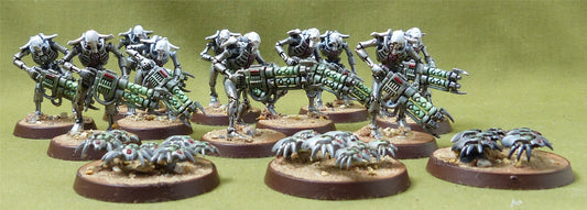 Warriors and Scarab Swarms painted - Necrons - Warhammer 40K #40A