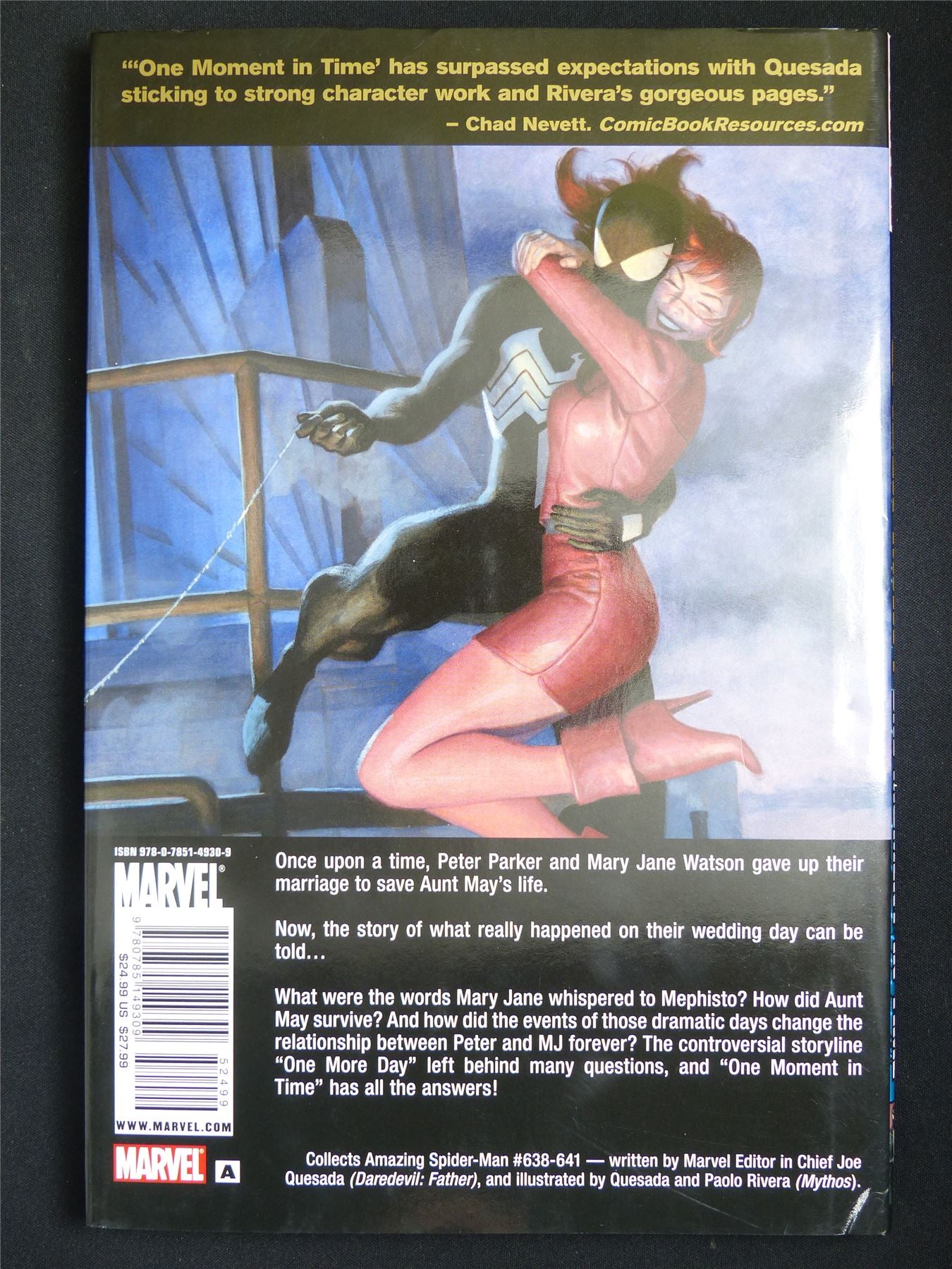 The Amazing Spider-Man: One Moment in Time - Marvel Graphic Hardback #479