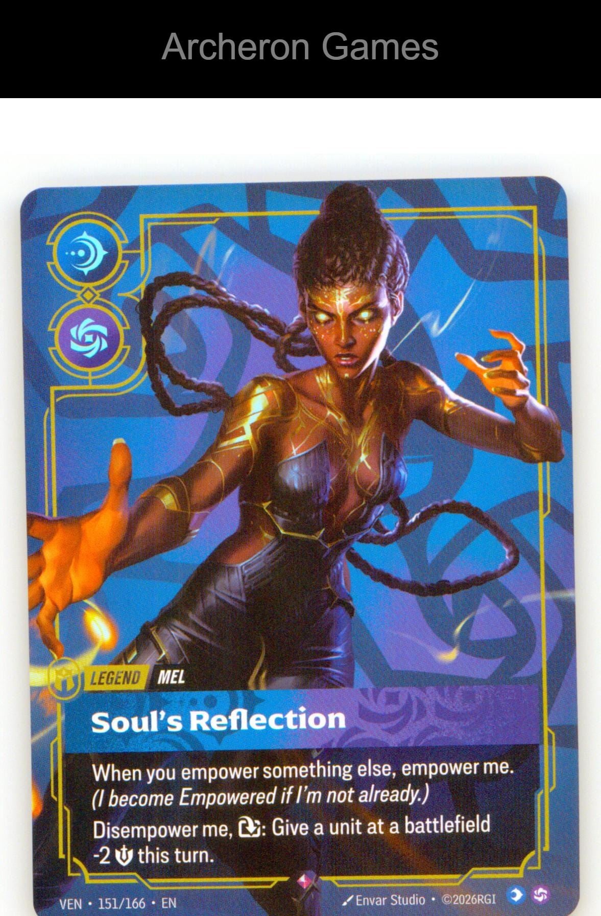 Mel - Soul's Reflection VEN 151/166 R Vendetta Riftbound Card