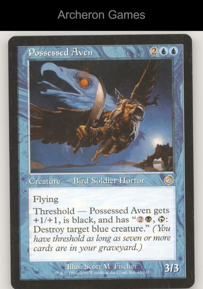 Possessed Aven 45 R MTG Card Torment