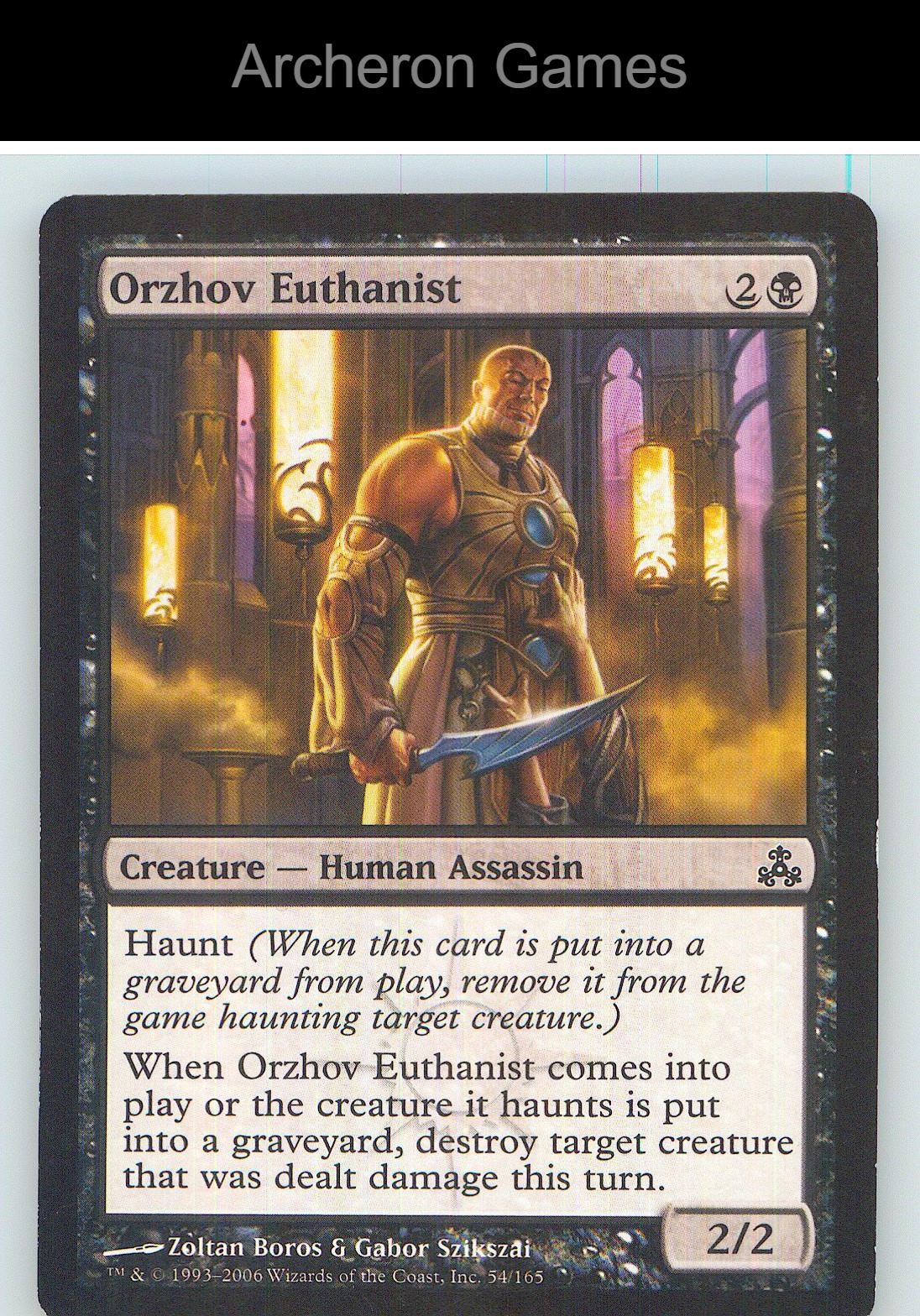 Orzhov Euthanist GPT 54 C MTG Card NM/EX+