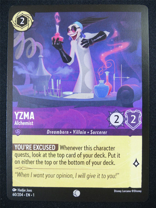 Yzma Alchemist 60/204 - Lorcana Card #4RS