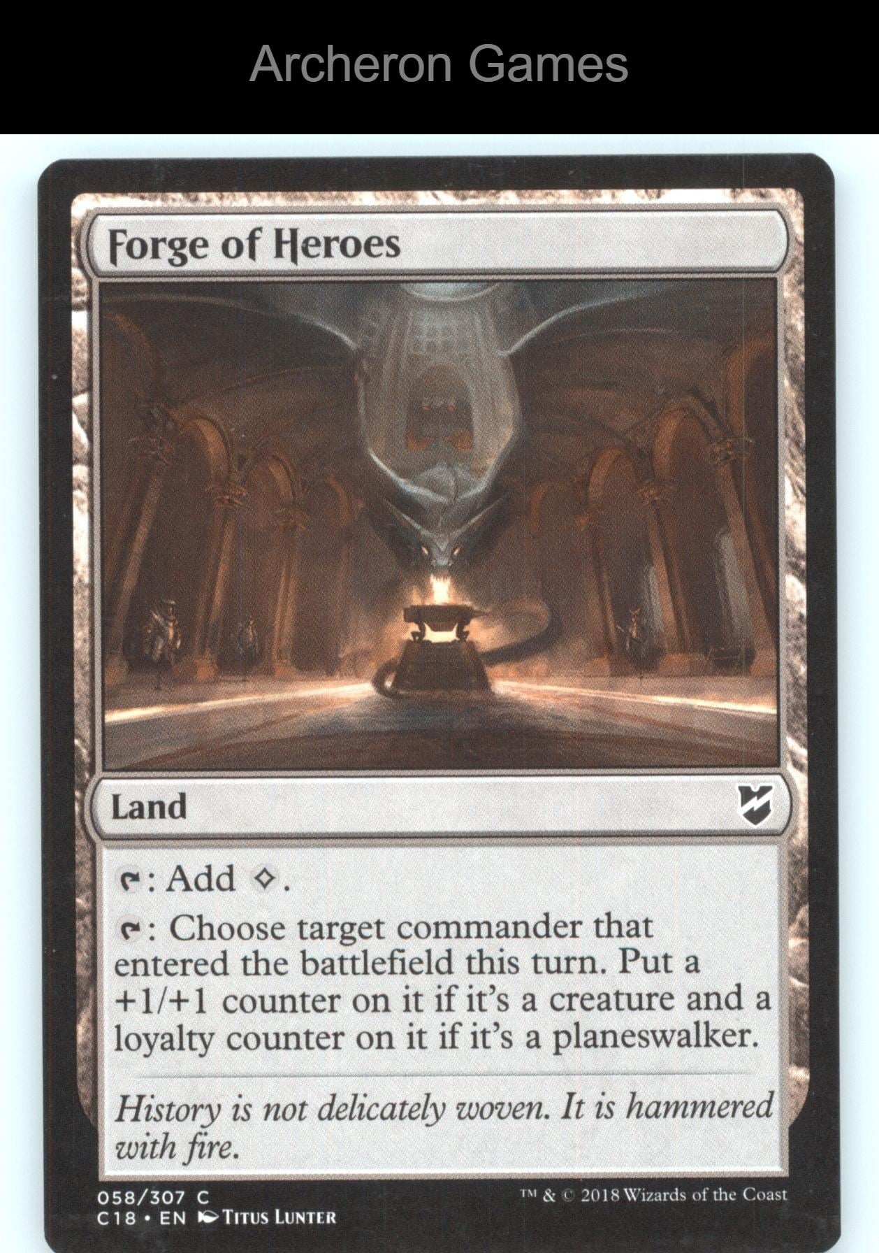 Forge of Heroes 58 C MTG Card Commander 2018