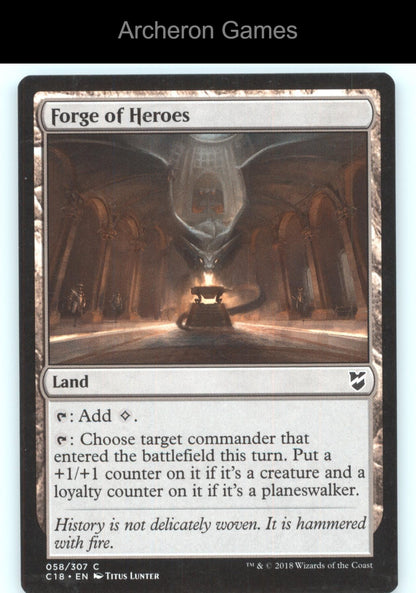Forge of Heroes 58 C MTG Card Commander 2018