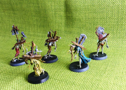 Deadwalker Zombies Painted x 5 Models - Cursed City - Warhammer AoS 40k #Z