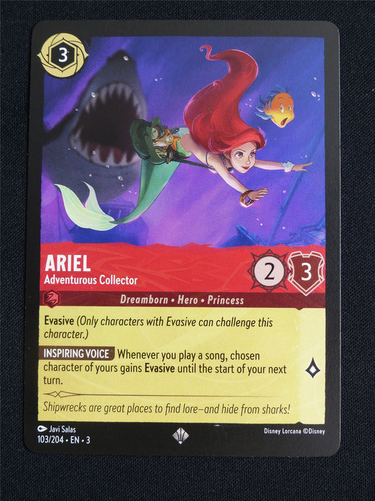 Ariel Adventurous Collector 103/204 - Lorcana Card #5FP