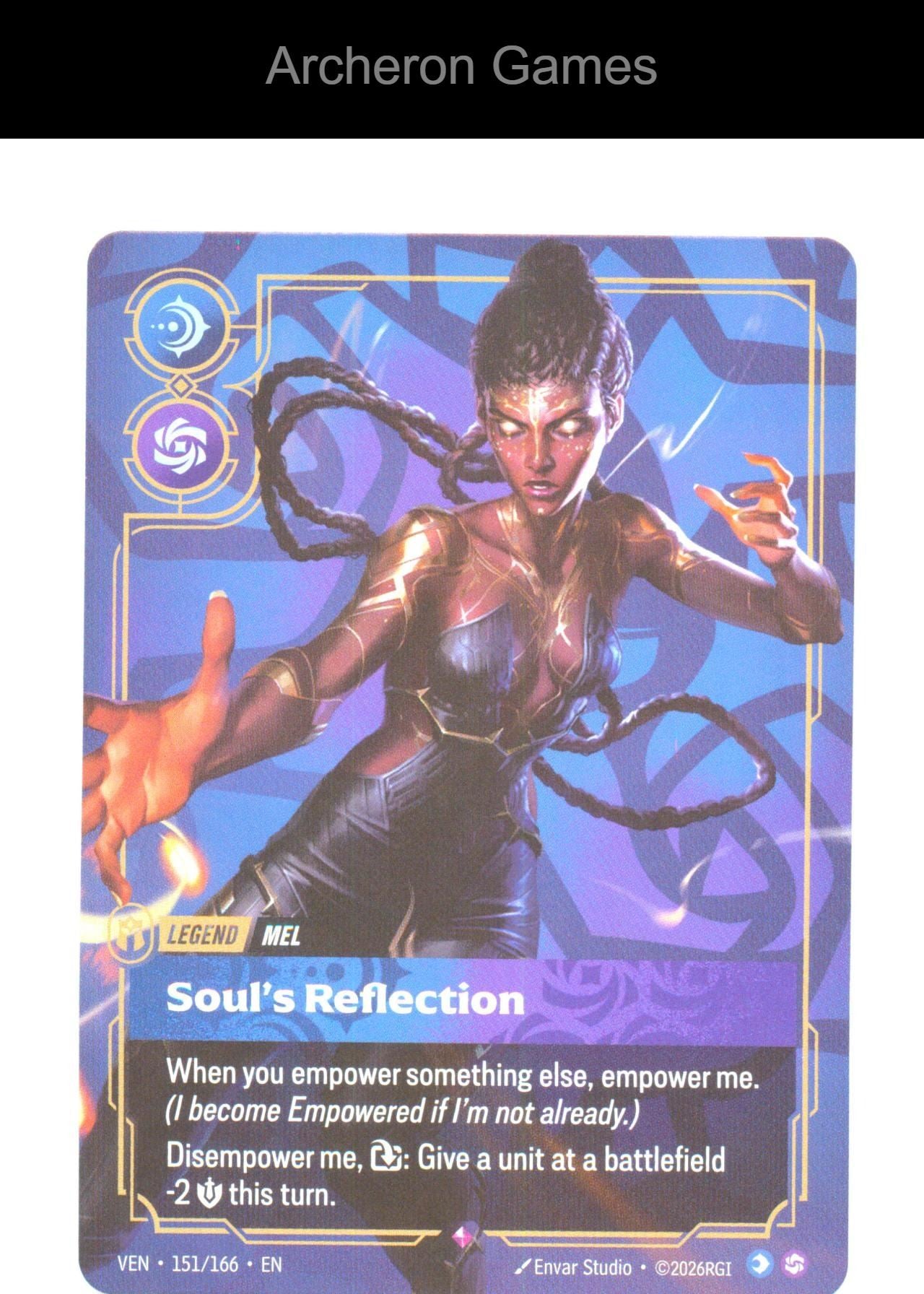 Mel - Soul's Reflection VEN 151/166 R Vendetta Riftbound Card Foil