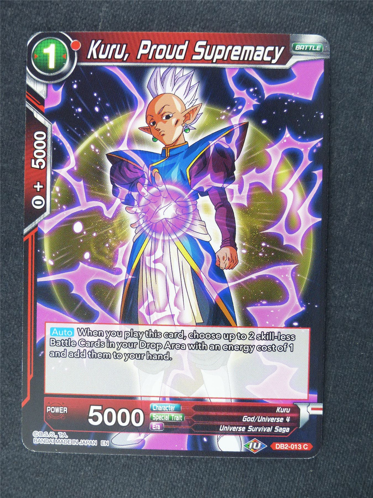 Kuru Proud Supremacy - Dragon Ball Super Cards #JN