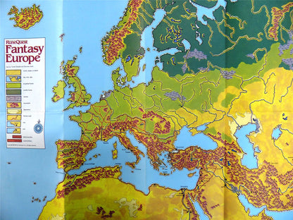RuneQuest Fantasy Roleplaying Adventure Deluxe Edition OOP - Avalon Hill Games #21V