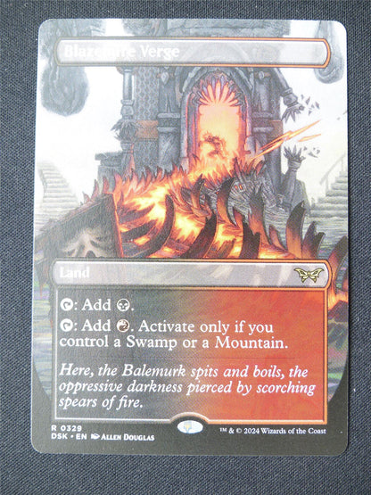 Blazemire Vegre Borderless - DSK - Mtg Card #14R