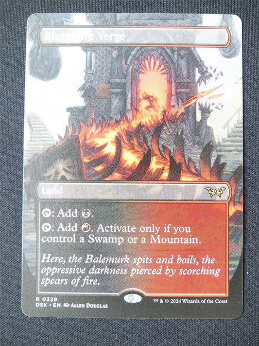 Blazemire Vegre Borderless - DSK - Mtg Card #14R