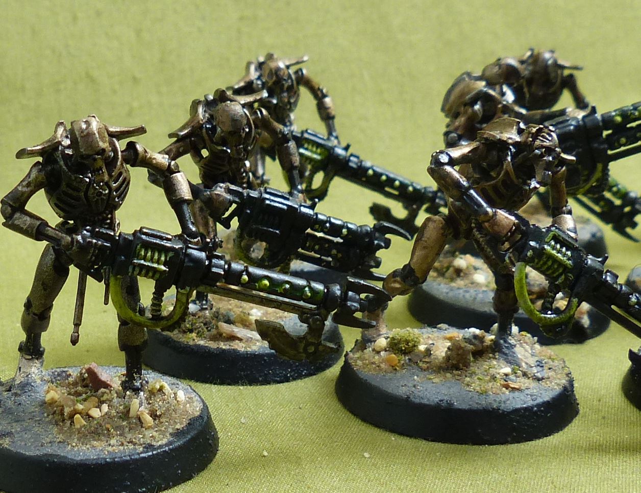 Warriors set of 11 Painted - Necrons - Warhammer 40K #1R2