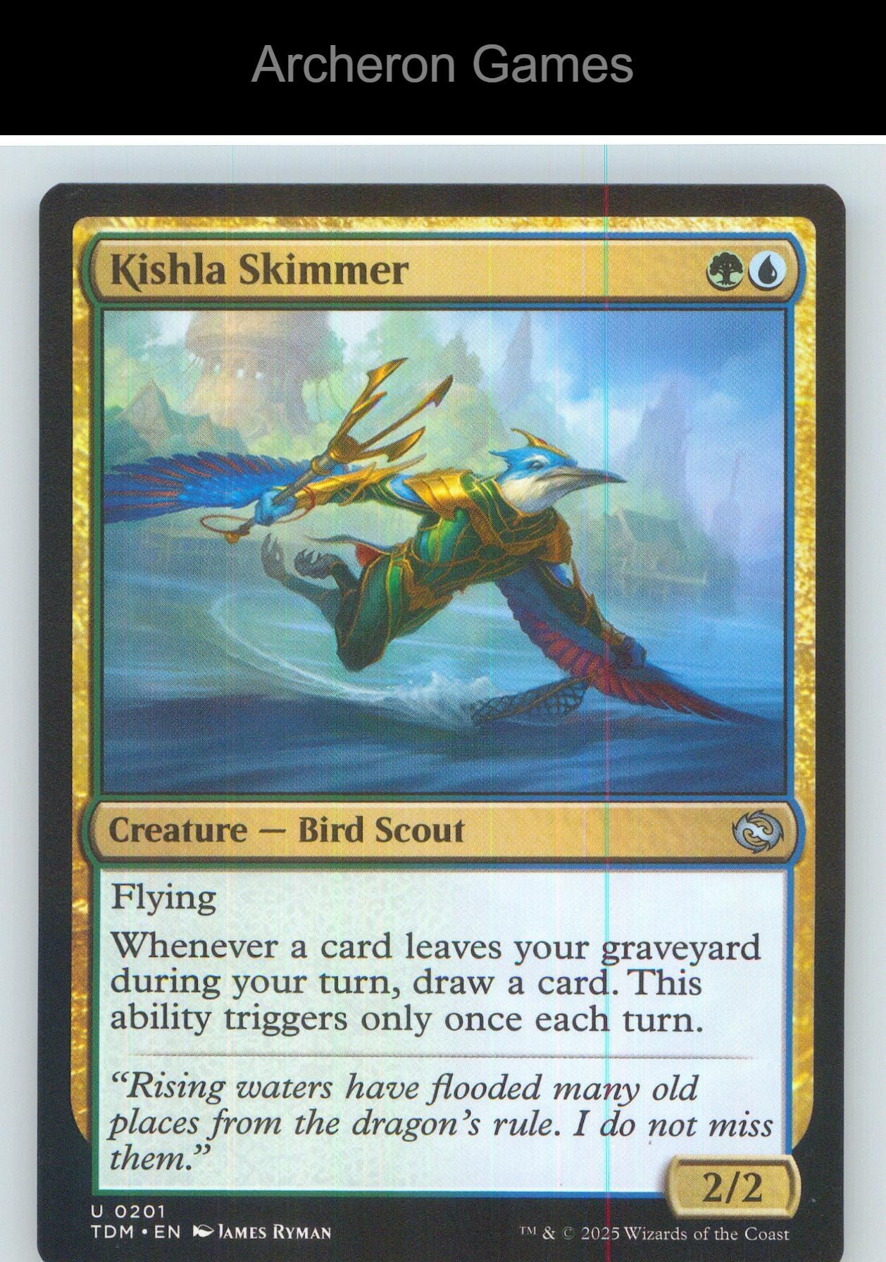 Kishla Skimmer TDM 201 UC MTG Card NM/EX+