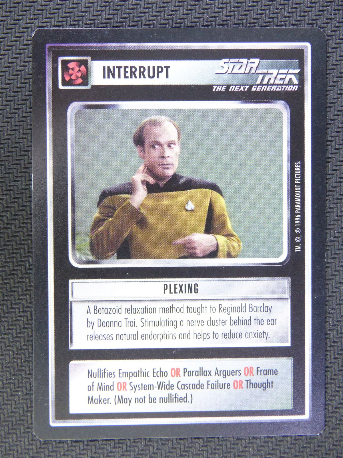 Interrupt Plexing - Star Trek CCG Next Gen #53P