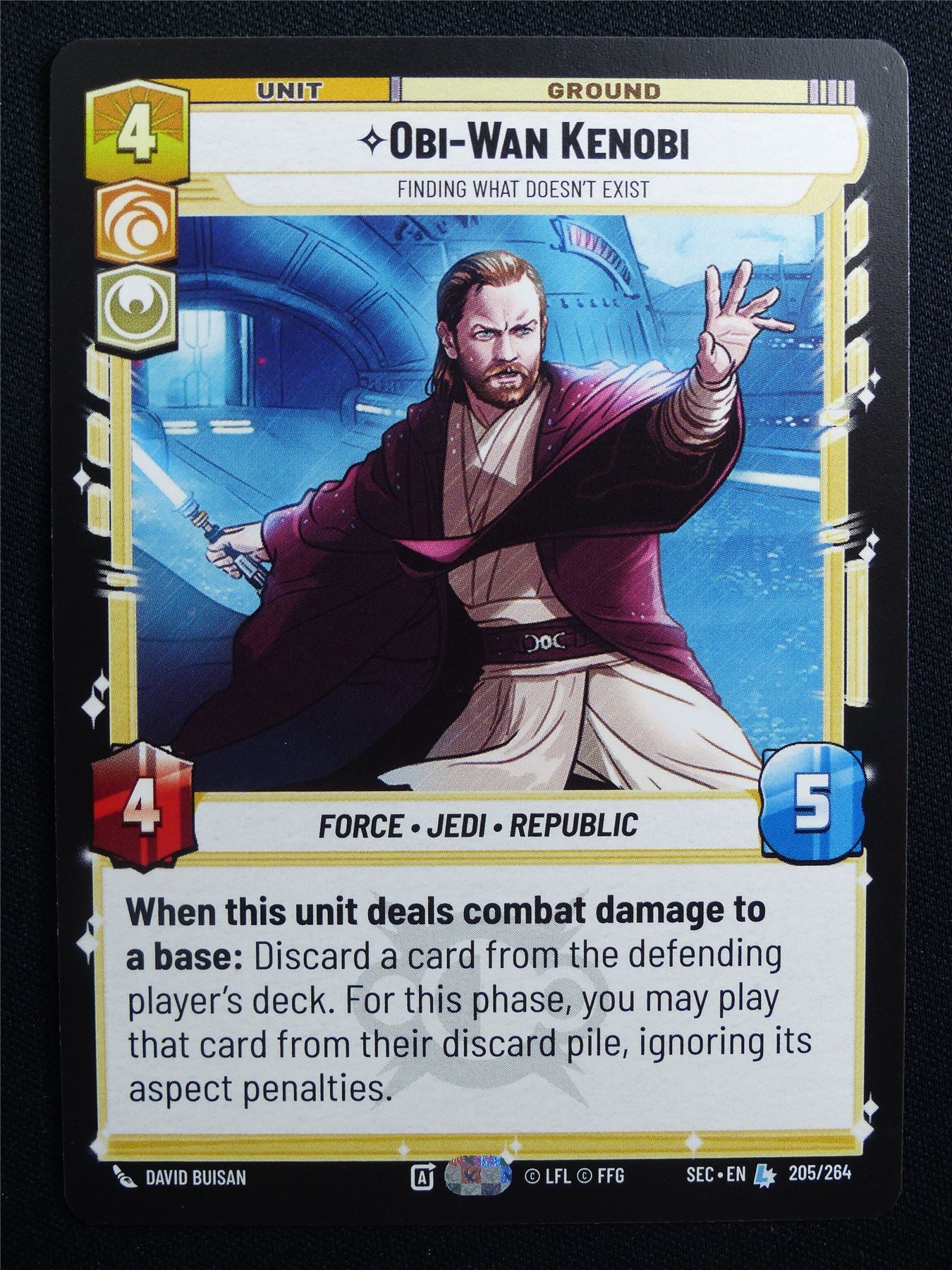 Obi-Wan Kenobi 205/264 - Star Wars Unlimited Card #A4