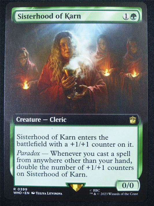 Sisterhood of Karn Extended Art - WHO - Mtg Card #8V