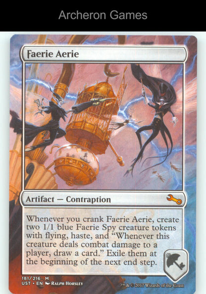Faerie Aerie 181 Mythic MTG Card Unstable