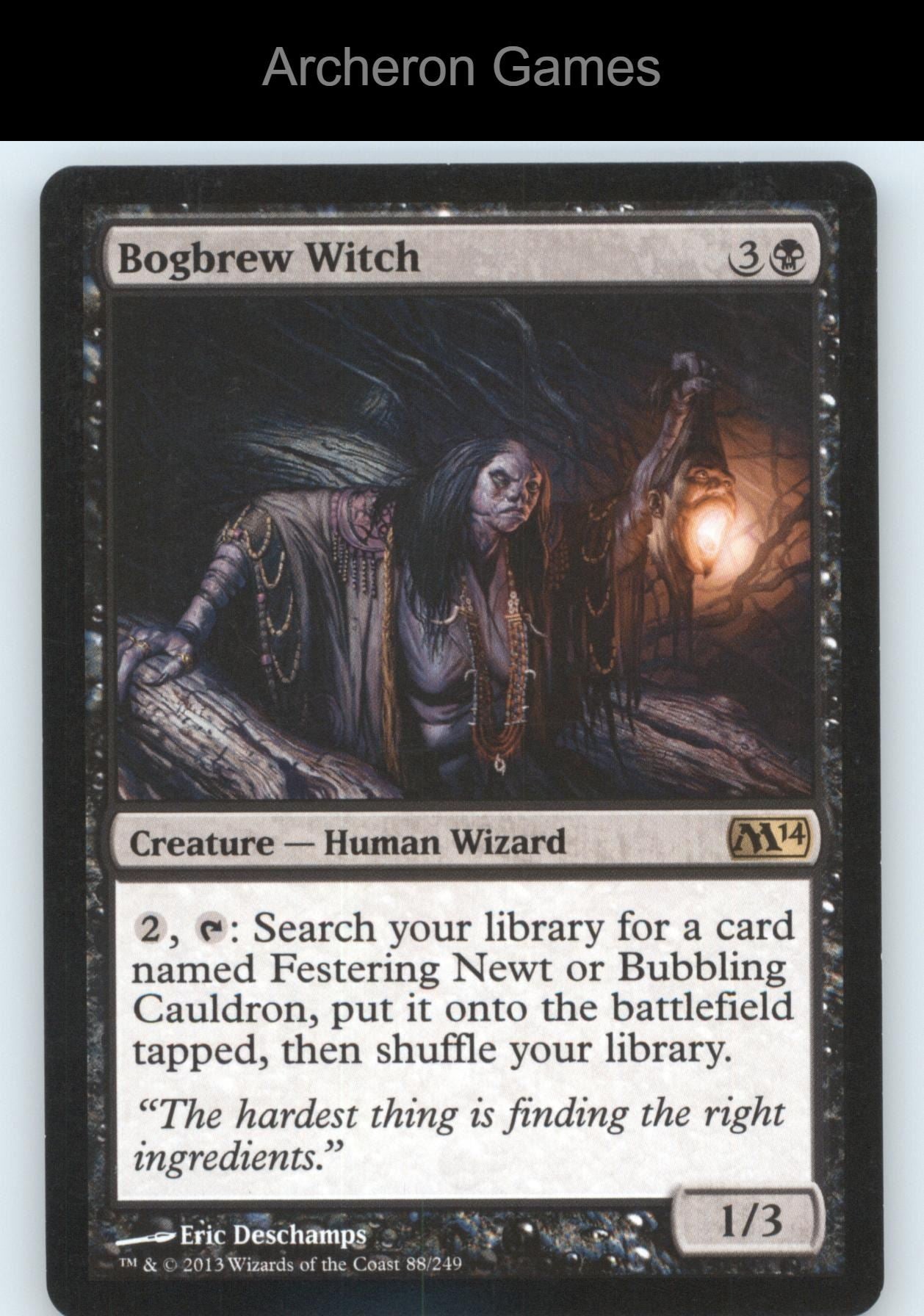 Bogbrew Witch 88 R MTG Card Magic 2014 (M14)