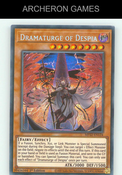 Dramaturge of Despia SEC YUGIOH Card