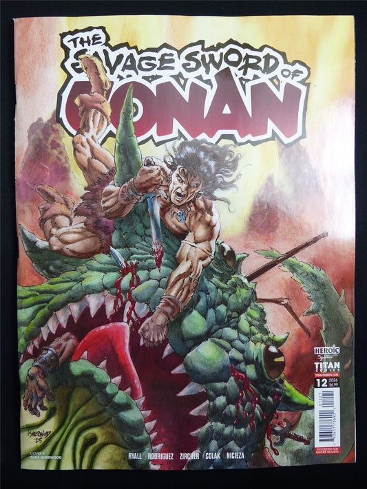 The Savage Sword of Conan #12 Cvr B - Feb 2026 Titan Comic Magazine #2MR