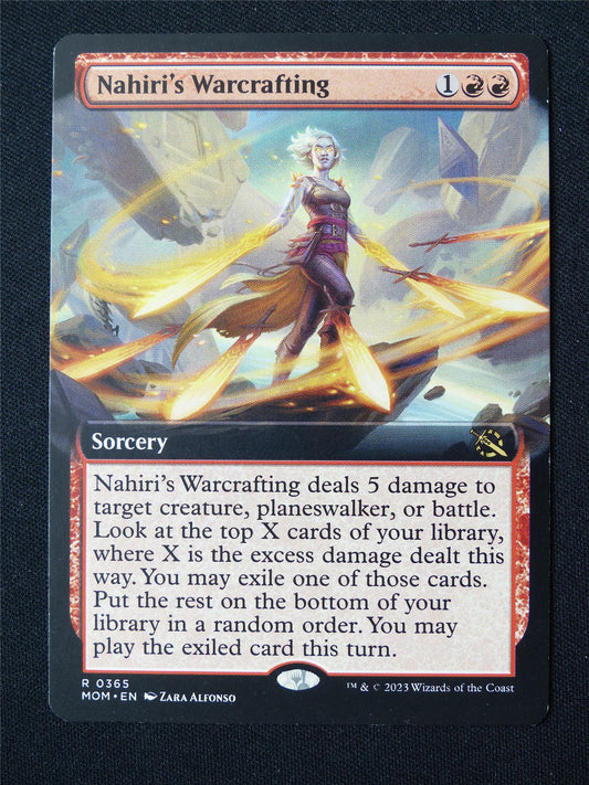 Nahiri's Warcrafting Extended Art - MOM - Mtg Card #4RL