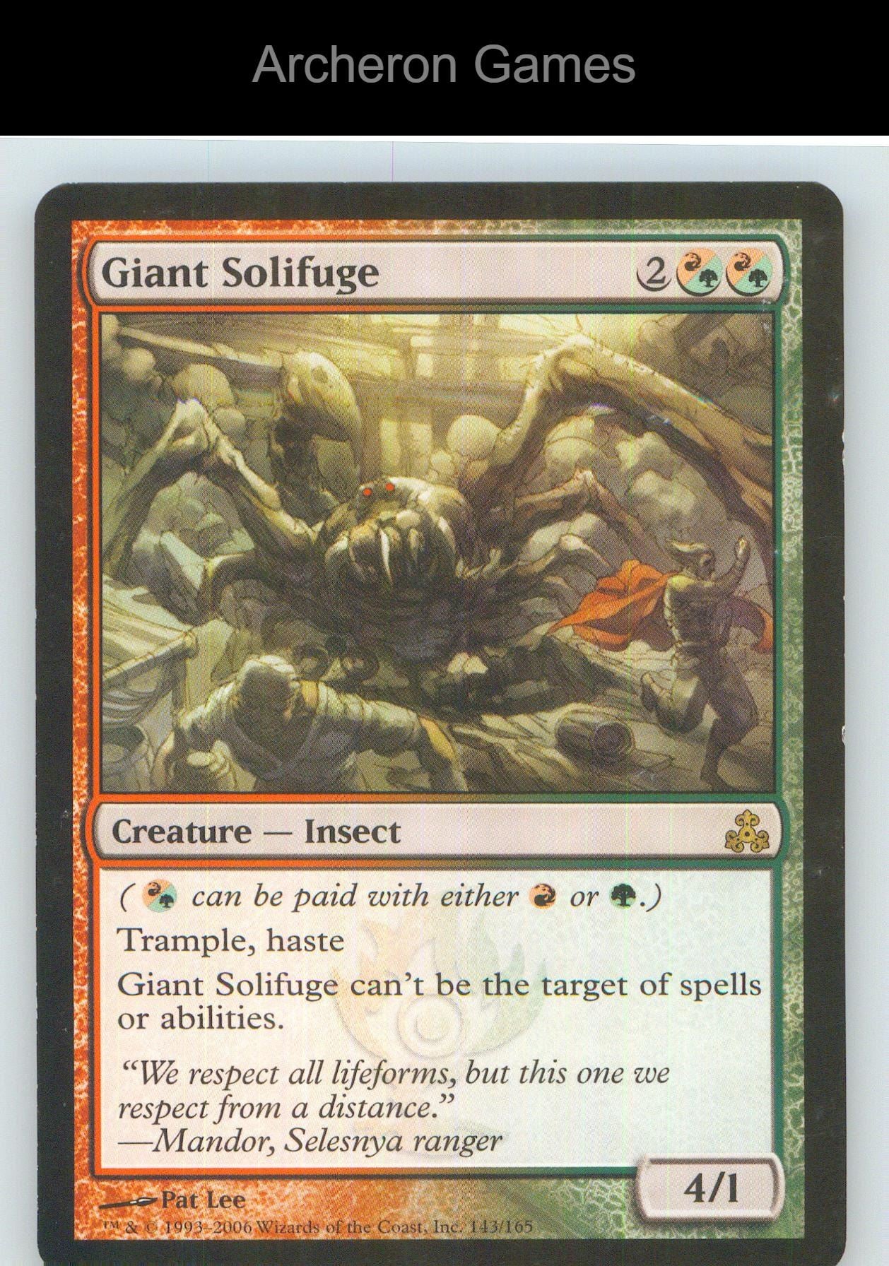 Giant Solifuge GPT 143 R MTG Card NM/EX+