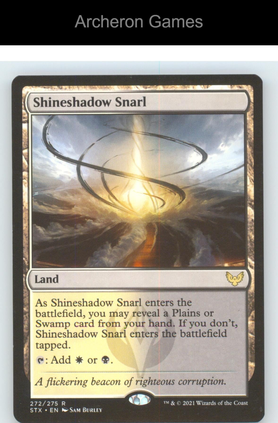 Shineshadow Snarl STX 272 R MTG Card NM/EX+