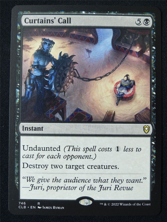 Curtains' Call - CLB - Mtg Card #2D3