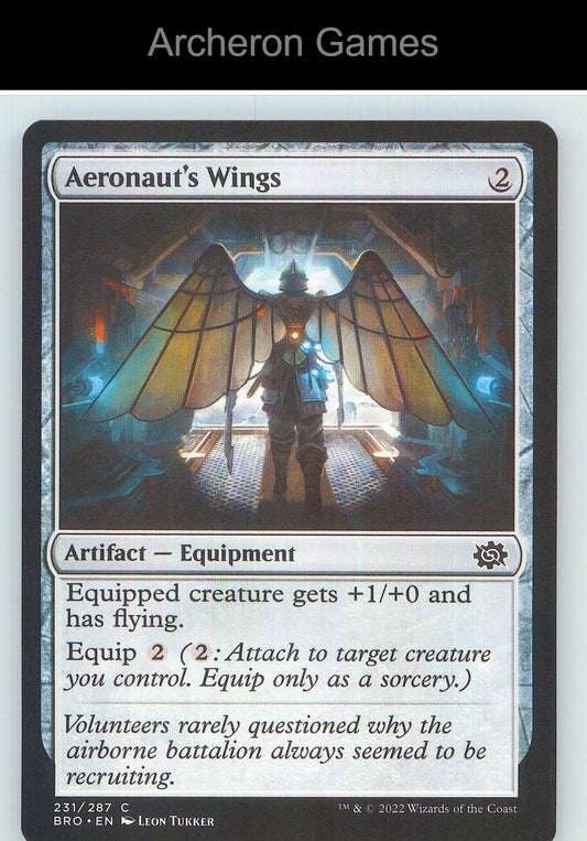 Aeronaut's Wings BRO 231 C MTG Card NM/EX+