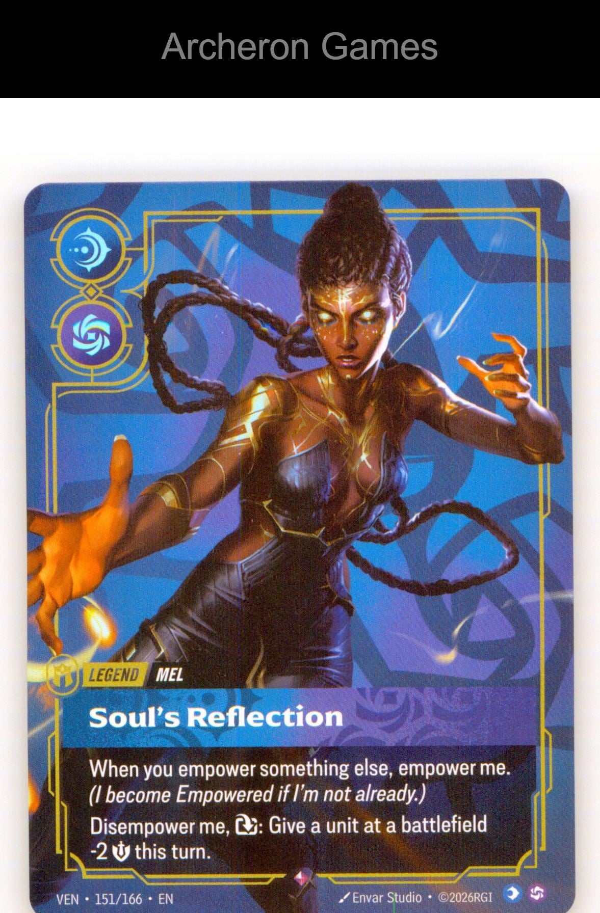 Mel - Soul's Reflection VEN 151/166 R Vendetta Riftbound Card