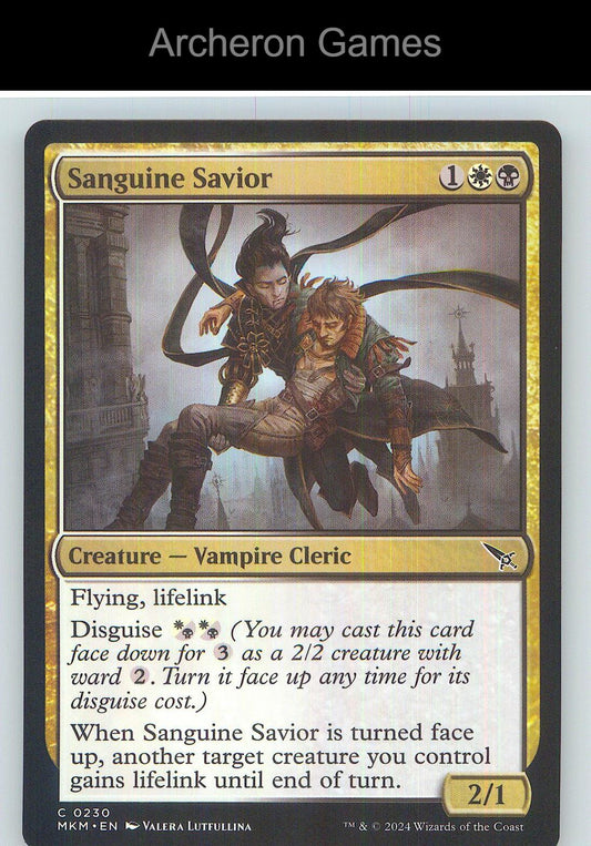 Sanguine Savior MKM 230 C MTG Card NM/EX+