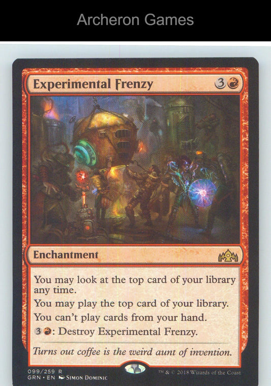 Experimental Frenzy GRN 99 R MTG Card NM/EX+
