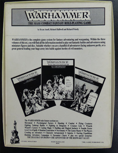 Warhammer The Mass Combat Fantasy Roleplaying Game OOP Rare - Citadel Miniatures #21Y