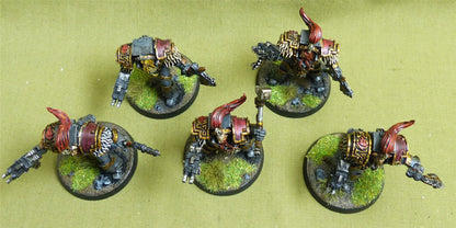 Forge World Varagyr Terminators painted - Space Wolves - Warhammer Horus Heresy #4XE