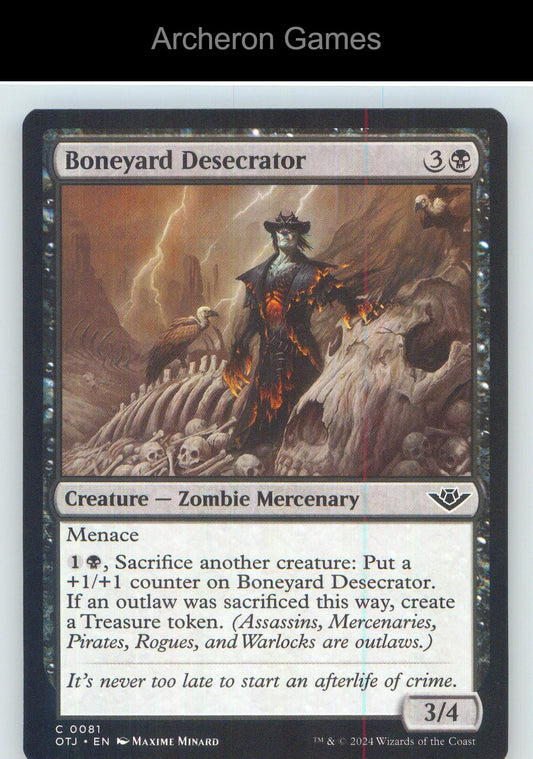 Boneyard Desecrator OTJ 81 C MTG Card NM/EX+