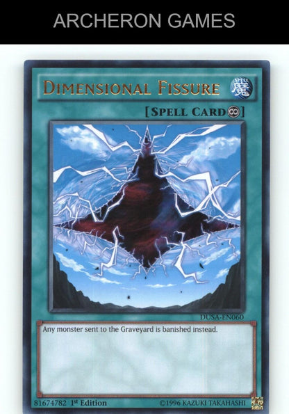 Dimensional Fissure Ultra Rare YUGIOH Card